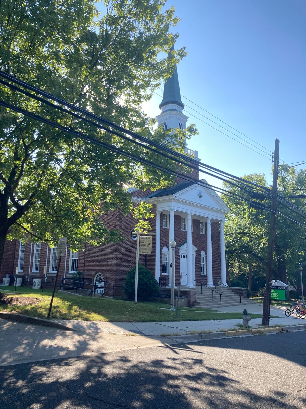 First Baptist Church in the Hyattsville Historic District, Maryland