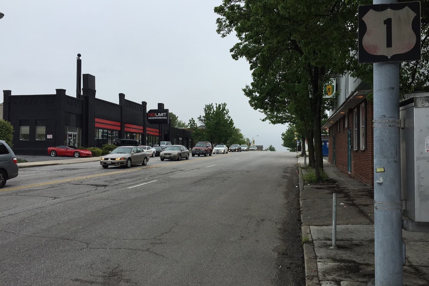 Belair Road near Kenwood Avenue in Northeast Baltimore