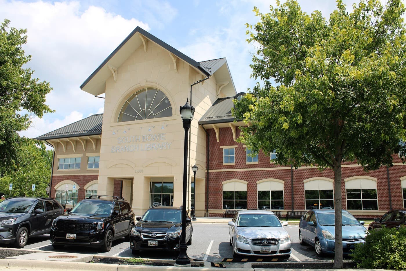 The South Bowie Library in Bowie, Maryland